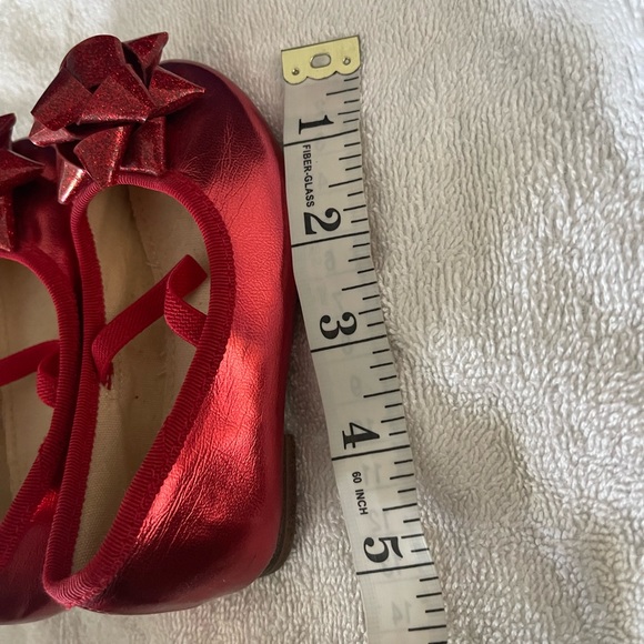 ❌🛑SOLD on ♍️🛑❌Red Bow Ballet Flats for Girls - Picture 4 of 6